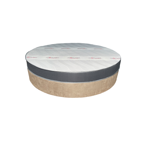 Matelas rond + sommier VENTIS CASSIOPÉE