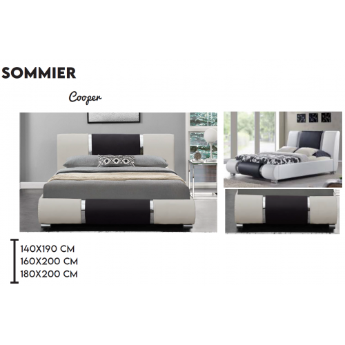 Structure Sommier + tete de lit Cooper