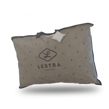 Oreiller Lestra Double Confort 100% Coton Isoplast literie Réunion